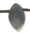 1 30x20x8mm Oval Hematite Pendant